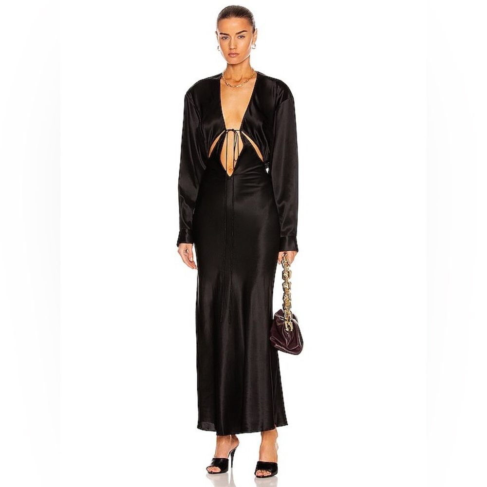 Christopher Esber Black Cut-Out Dress